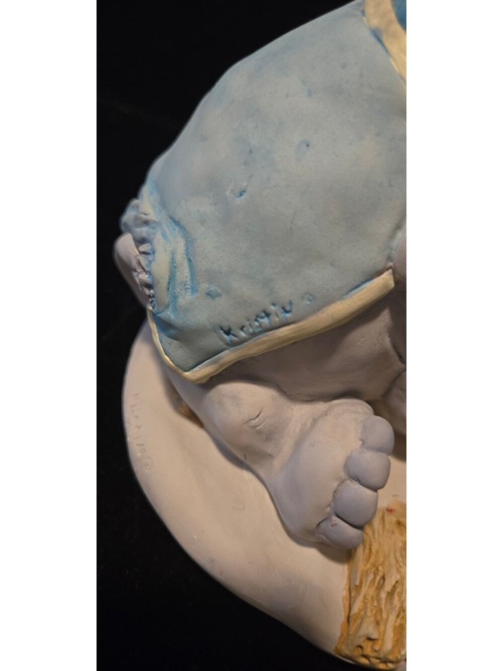 Dreamsicles "Under The Big Top" Elephant & Cherub Figurine By Kristin 1996 - Picture 5 of 8